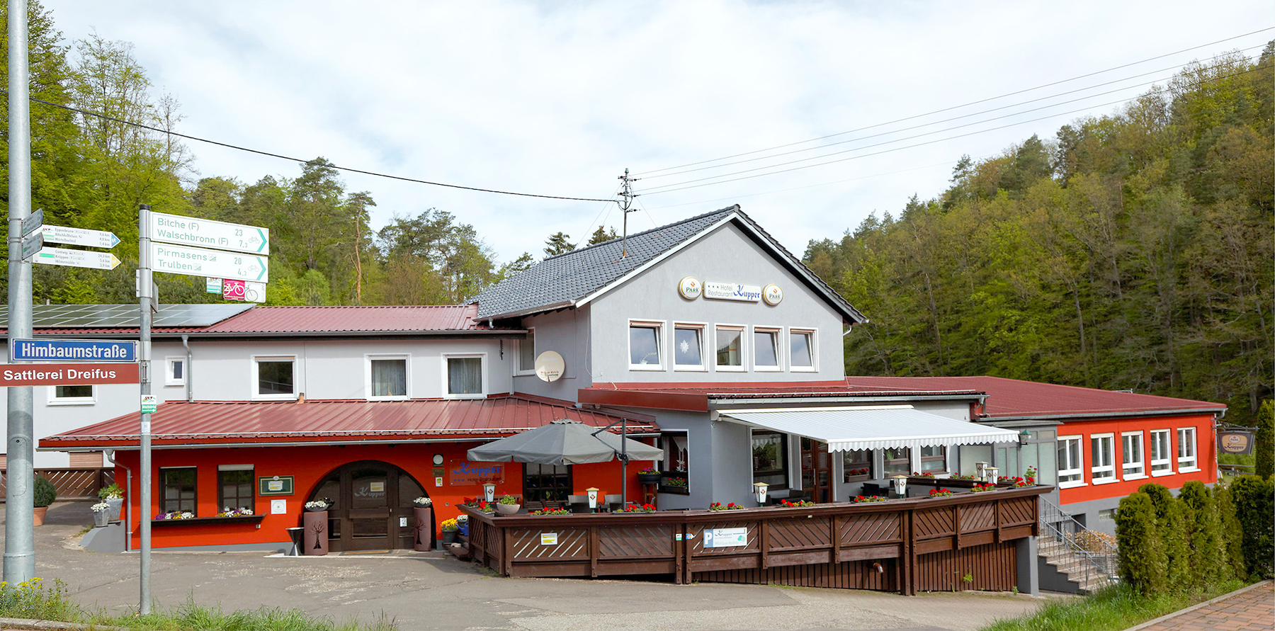 Hotel Restaurant Kupper Biergarten Eppenbrunn Pflzerwald Erholungsgebiet Luftkurort Naturpark Nordvogesen Deutschland Frankreich Zimmer Kategorie 2